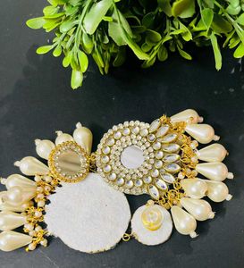 Woman Fancy Party Wear Havey Long Size Earrings