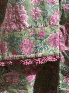 Kurta Green Floral