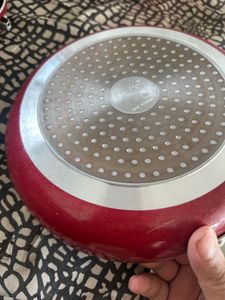 Prestige Pan Unused With Handle Mahroon