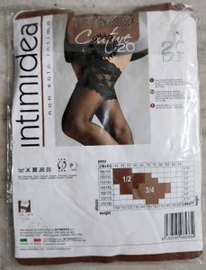 Intimidea Nude Hold up Stockings
