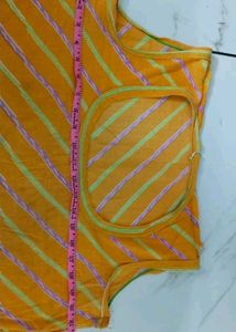 Vibrant Striped  rajputi suit