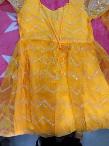 Vibrant Yellow Kurta Set with Dupatta