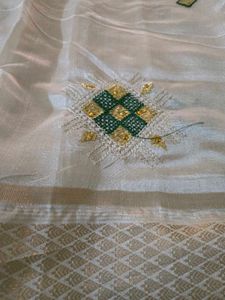 beautiful daily wear saree with stunning blouse