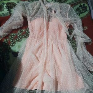 Sheer Polka Dot Dress