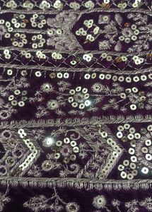 Purple Velvet Kurti