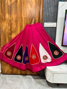 Vibrant Pink Embroidered Lehenga Choli Set