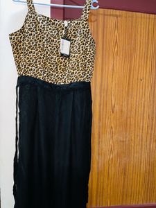 Polka Print Women Jumpsuit
