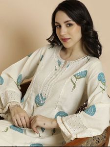 Embroidered Long Co-ord Set