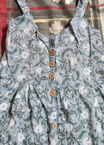 Floral Print Button-Down Mini Dress