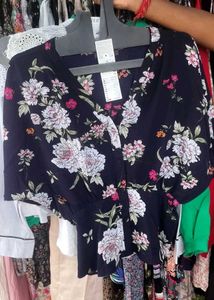 Cute Cartoon Print and mix Tops