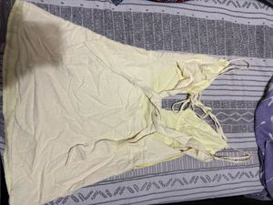 butter yellow dress