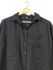 Roadster Black Collar Neck Top (Women)