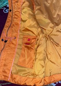 RARE Y2K ESPIRIT Orange Padded Vest