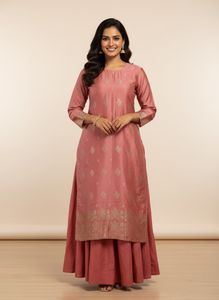 Elegant Kurta Set with Beautiful Detailing