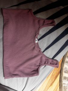 Ribbed Knit Sleeveless Top