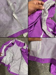 Purple &amp; Grey Track Jacket