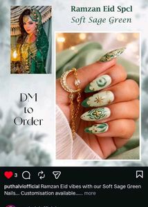 Ramzan Eid Special Soft Sage Green Gown