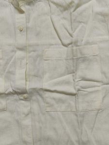 Pale Yellow Button-Up Shirt