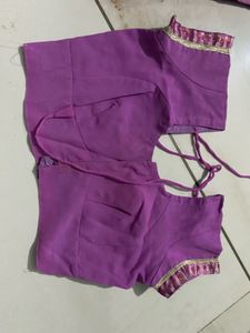 Beautiful Lavender Embroidered Saree