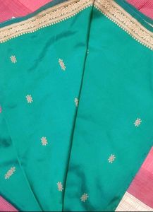 Vintage Silk Green Saree