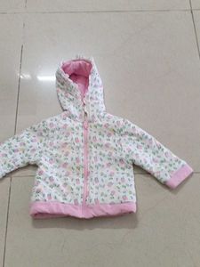 Warm Floral Baby Jacket