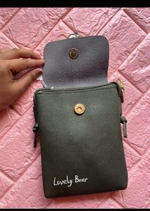 Cute Panda Charm Crossbody Bag