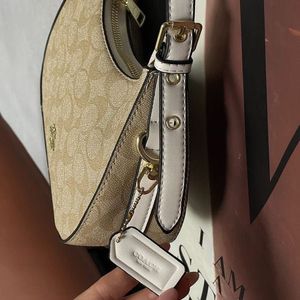 Coach Black Leather Shoulder Bag