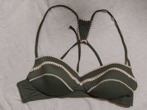 Olive Green Bikini Top