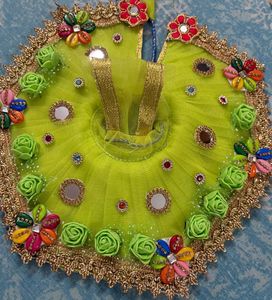 Beautiful Embellished laddu gopal dress size 4,5,