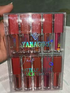 YANAGIRL Liquid Lipstick Set Of 10