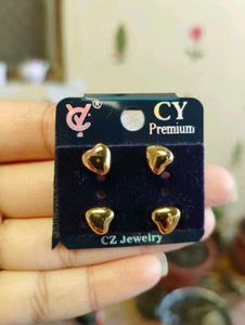 Cute Bow Pearl combo Earrings