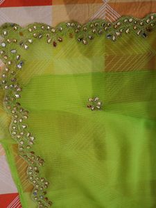cut border green 💚 saare 🤩