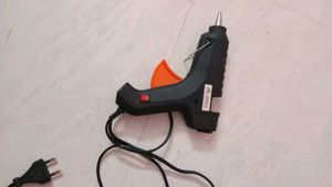 Compact Hot Melt Glue Gun – Black &amp; Orange