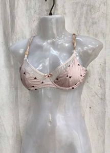 I. Cute Heart Print Bra