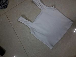 Ribbed Square Neck Tank Top