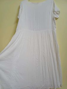 Embroidered White Kurta
