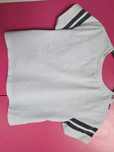 Kook N Keech Women White Printed Crop Top T-Shirt