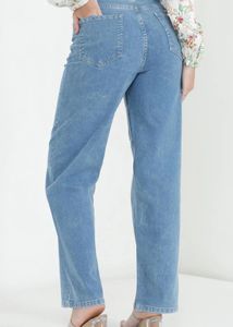R Code Light Wash Wide Leg Jeans