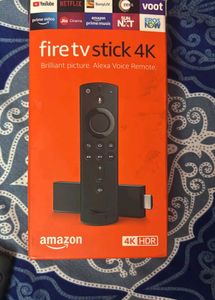 Amazon Fire TV Stick 4K E9L29Y with all Stuffs.