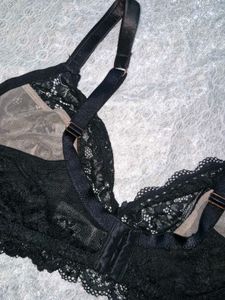 Black Lace Bra