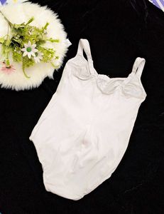 Elegant White Shaping Bodysuit