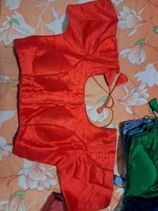 Maroon Silk Blouse
