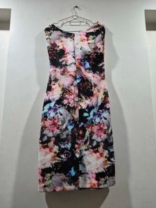 Floral Print Sleeveless Dress for womens