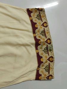 Elegant Cream Ethnic Kurta Set