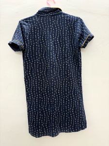 Cozy Blue &amp; White Pinstripe Pajama Set