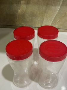 Set of six  Plastic Containers