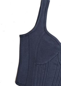 Stylish Grey Corset Top