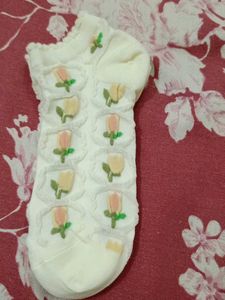 Floral Ankle Socks