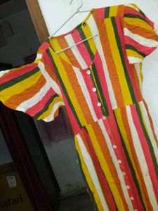 Full Button Open Jacket With Kurtis