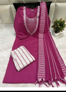 New Elegant Pink Kurta Set with Dupatta